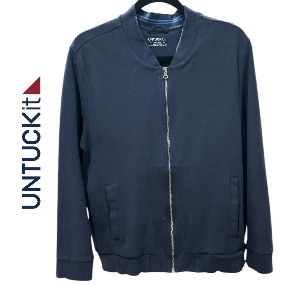 UNTUCKit Men’s Zip Front Jett Sweatshirt - Size XL‎